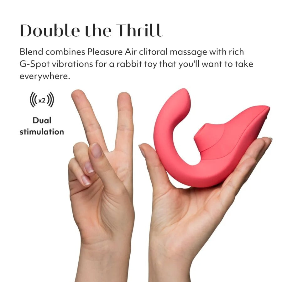 Blend-Rabbit Vibrator with Pleasure Air