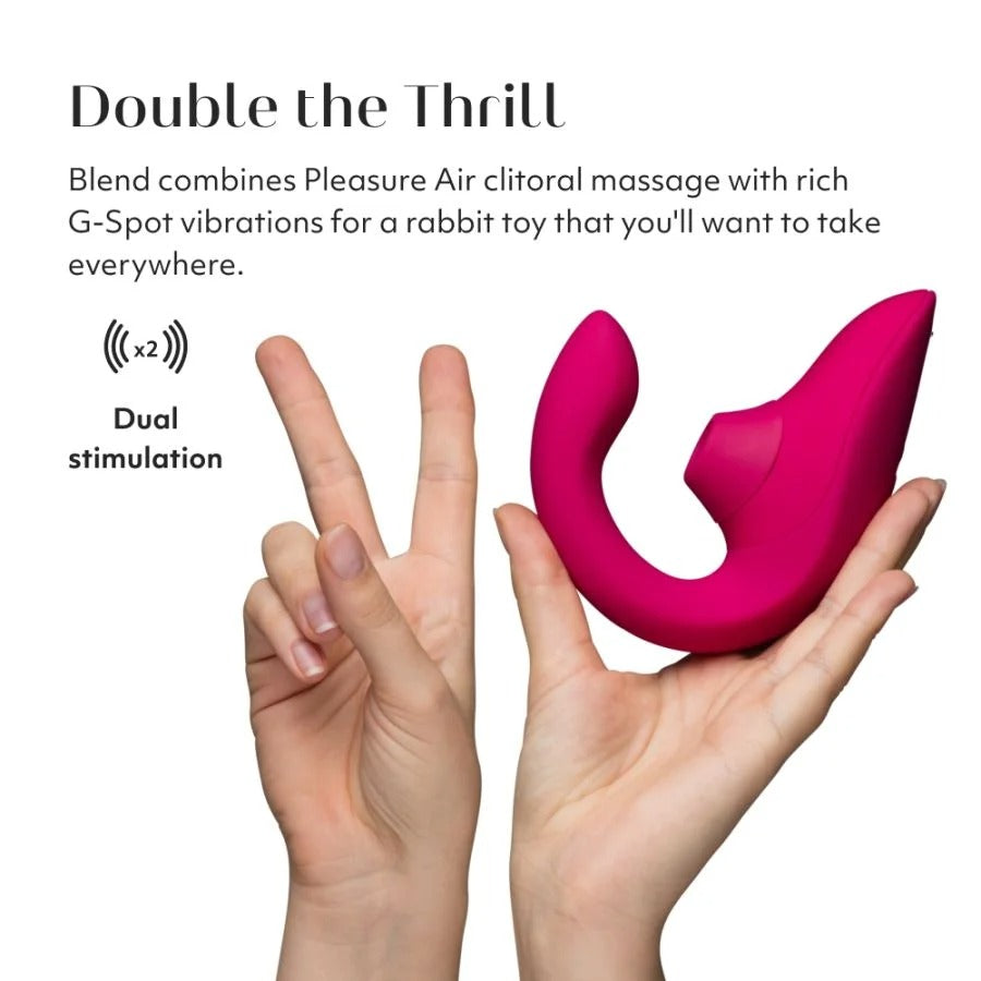 Blend-Rabbit Vibrator with Pleasure Air