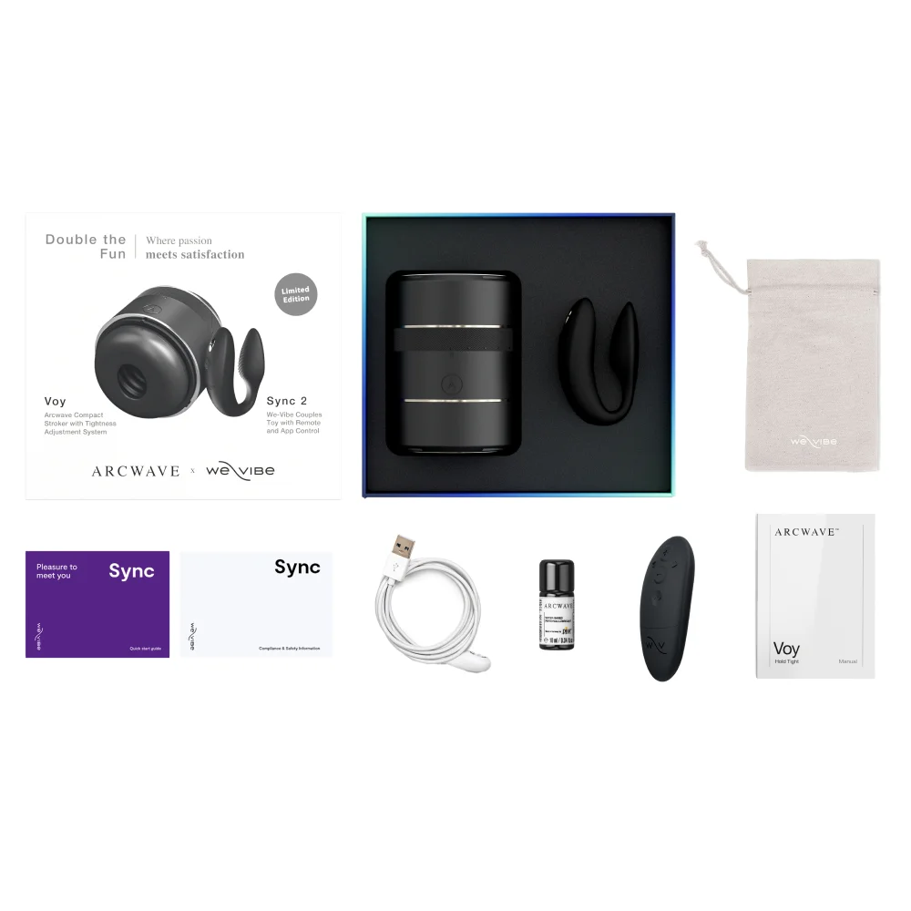 Double the Fun Set We-Vibe Sync 2 & Arcwave Voy